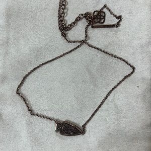 Chocolate brown Kendra Scott necklace